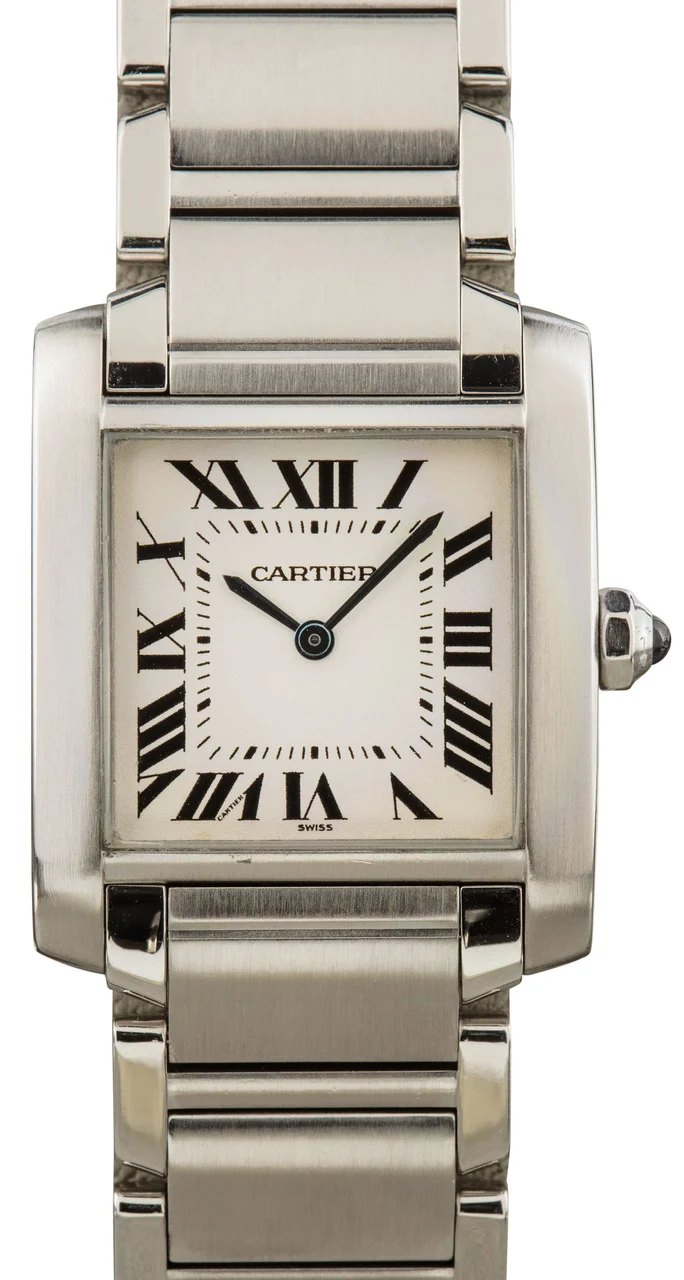 Cartier Tank Francaise Ref W51008Q3 Small Model 20 mm kol saati