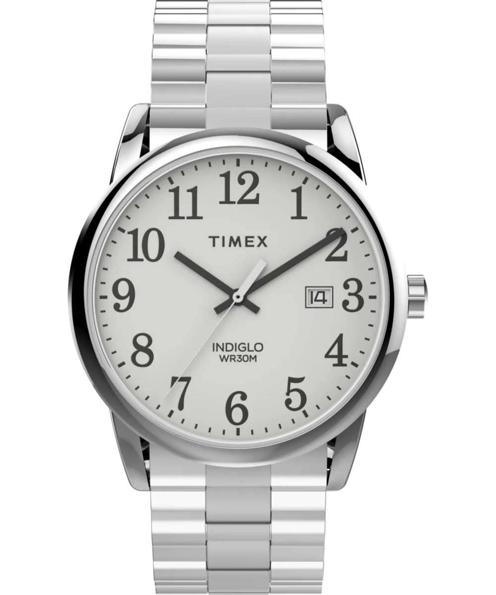 Timex Easy Reader Date 38mm Expansion Band Watch TW2R58400JT 38 mm kol saati
