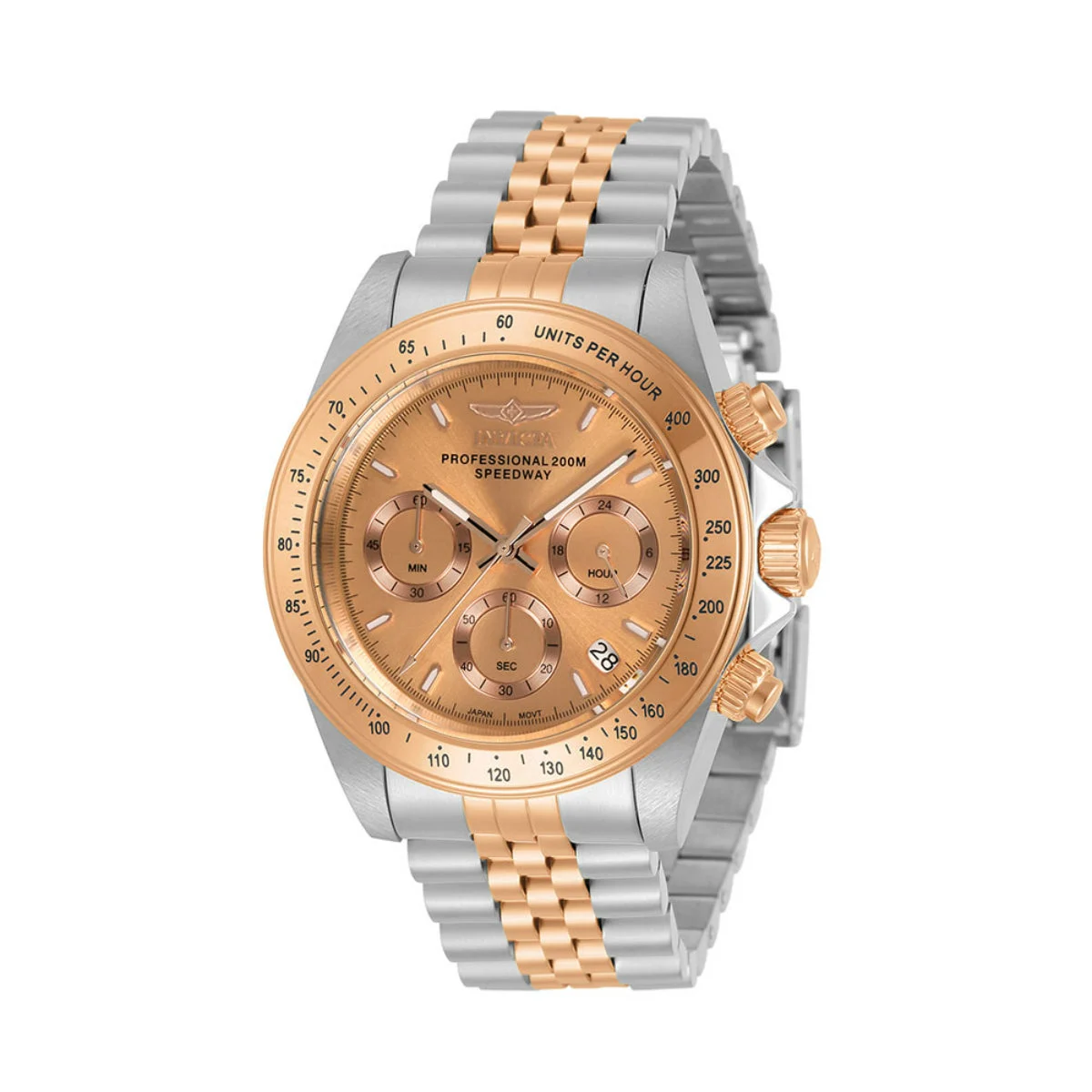 Invicta Speedway Velisque Watch - 39.5mm, Steel, Rose Gold (30994) 39.5 mm kol saati
