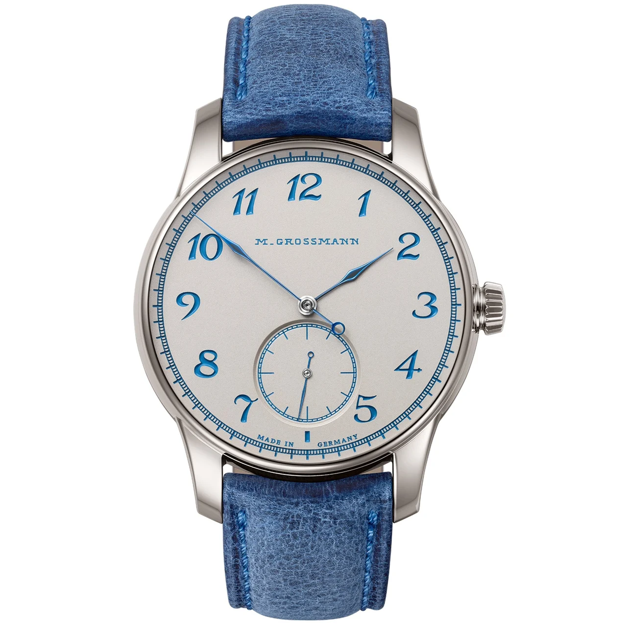 Moritz Grossmann HAMATIC Silver-Plated by Friction MG-004040 41 mm kol saati