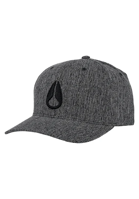 Nixon US Deep Down Athletic Textured Hat - Black Woven C2270-2053-22 kol saati
