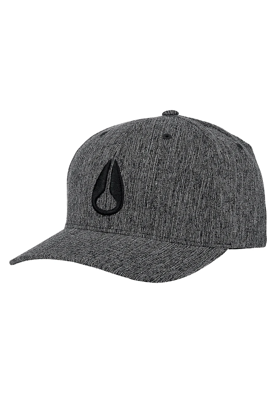 Nixon US Deep Down Athletic Textured Hat - Black Woven C2270-2053-22 kol saati