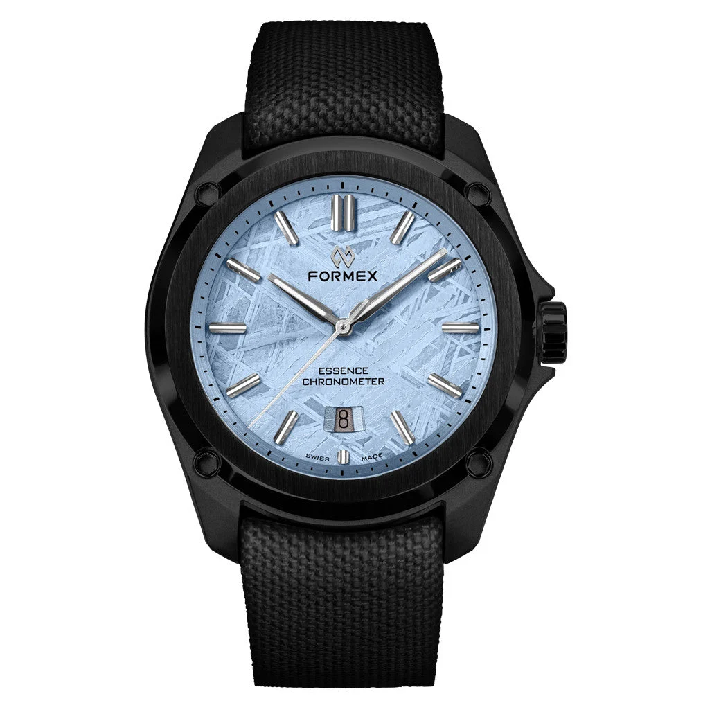 Formex Essence Leggera FortyThree (43mm) COSC Automatic Carbon Case Watch with Space Glacier Dial #0330.4.6398.811 43 mm kol saati