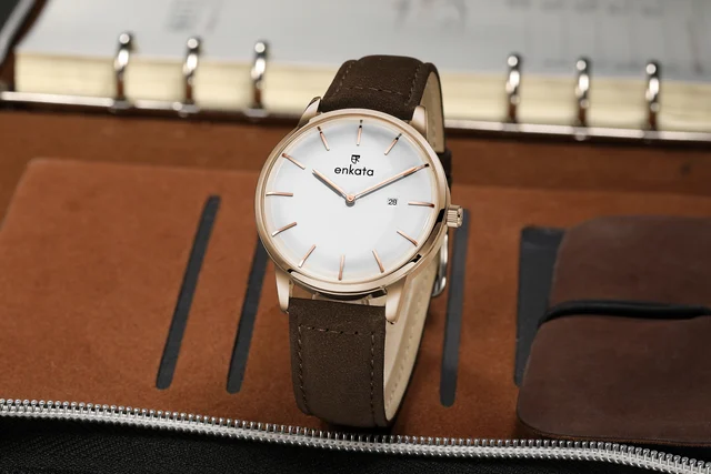 Enkatawatches Titan Matte White kol saati