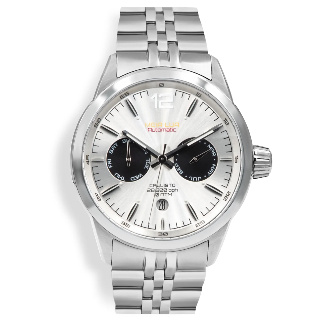 MEIA LUA Watches Cal-slv-sice 42 mm kol saati