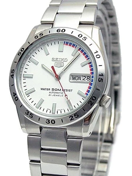 Seiko Automatic Sport Watch with Stainless Steel Bracelet #SNKE07K1 kol saati
