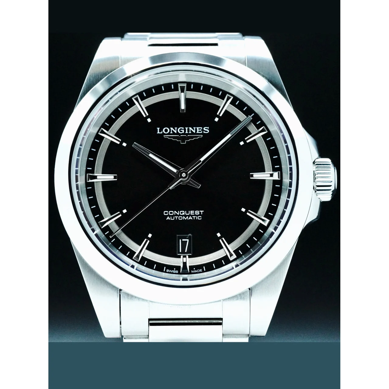 Longines Noir 12 Index 210000079991 38 mm kol saati