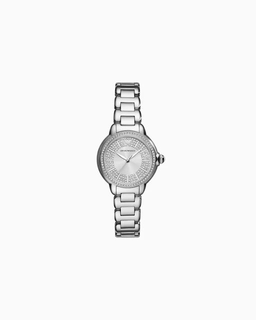 Emporio Armani Three-Hand Stainless Steel Watch AR11632 kol saati