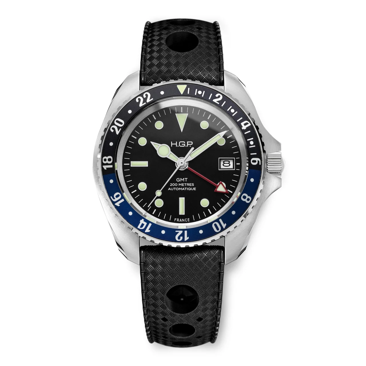 HGP - Watches HGP-23-D2G-001-024-RB2-BLK 47 mm kol saati