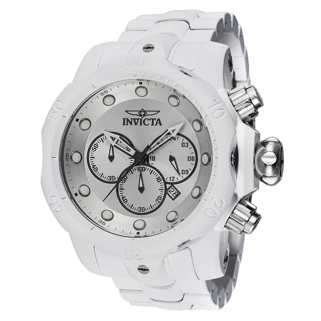 Invicta Venom Ghost Watch - 53.7mm, Aqua Plating, Steel (48224) kol saati