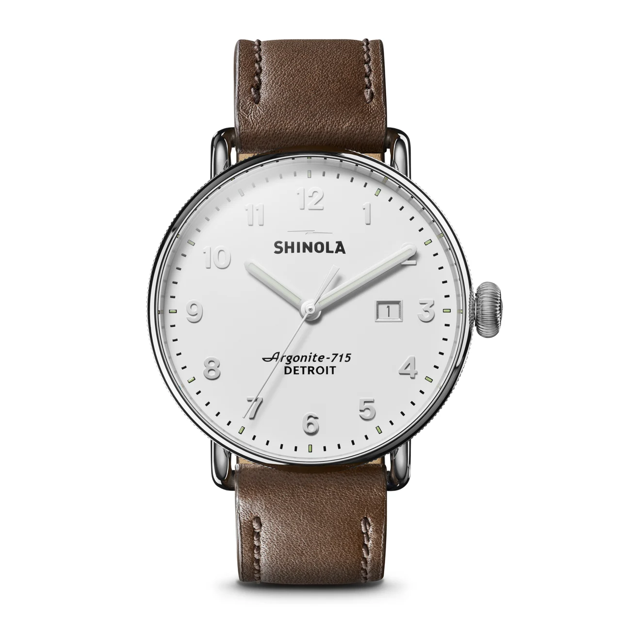 Shinola Canfield S0120121829-1-Alb-43-USA 43 mm kol saati