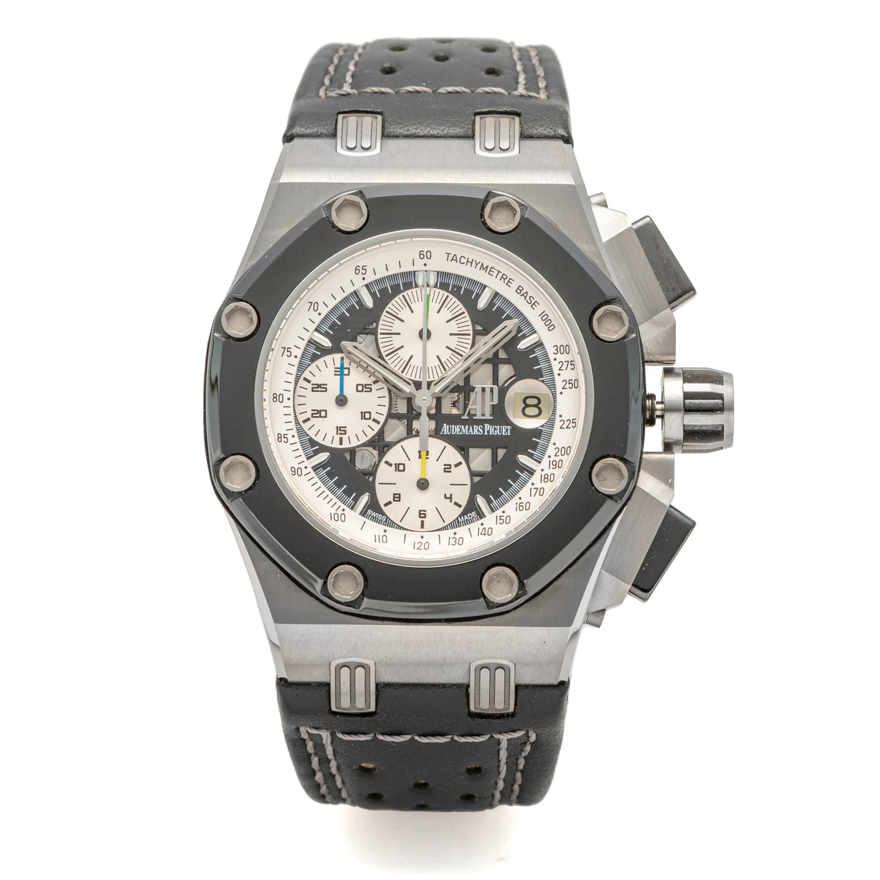 Audemars Piguet AUDEMARS PIGUET REF. 26078 ROYAL OAK OFFSHORE RUBENS BARRICHELLO TITANIUM kol saati