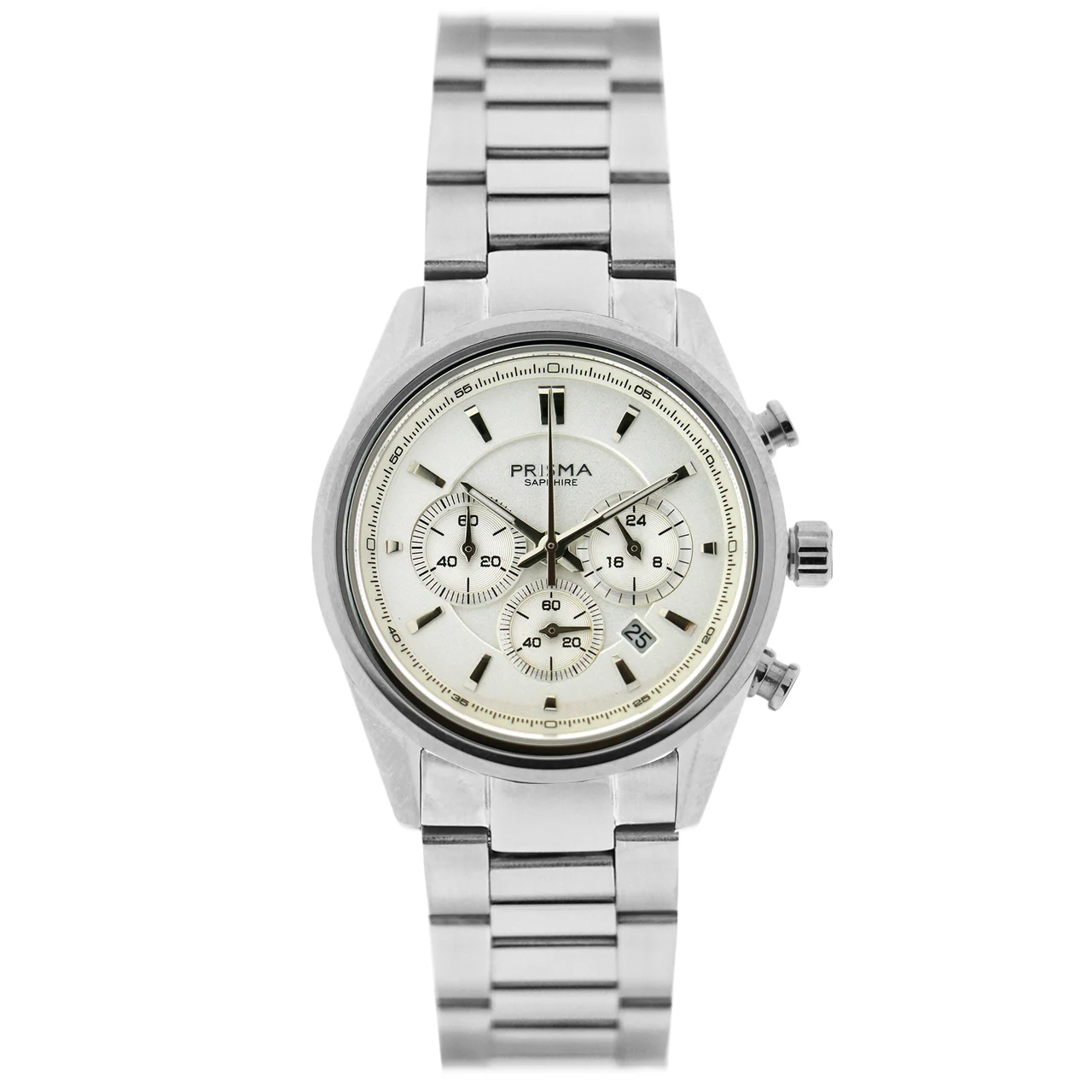 Prisma Decade Silver Chronograph Women Prisma P.2065 Decade Silver Chronograph Women 32 mm kol saati