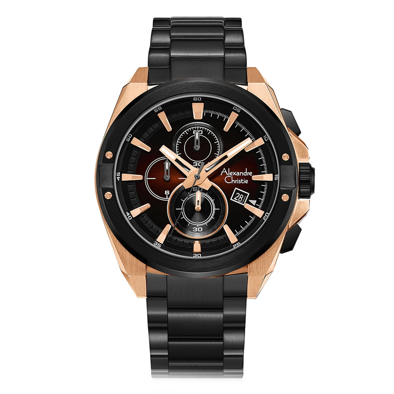 Alexandre Christie 6623MCBBRDB 45 mm kol saati