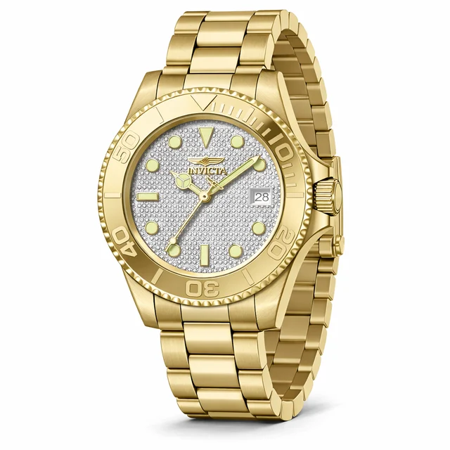 Invicta Pro Diver Brileti Automatic Watch - 40mm. Gold (50280) kol saati