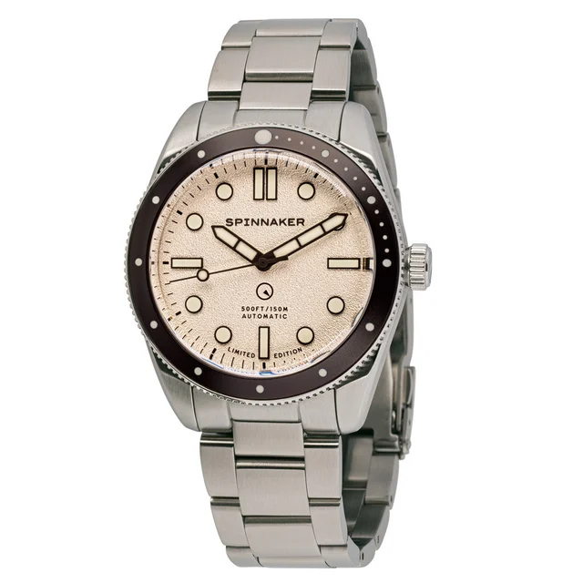 Spinnaker Islander Croft Limited Edition Hi-Beat Watch with Sand White Dial #SP-5094-LIW33