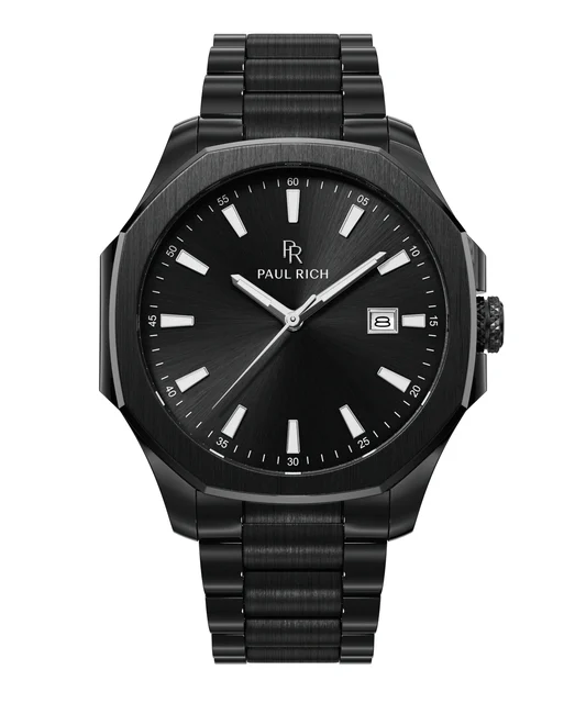 Paul Rich Mercer PR180GBlackSunray - Black kol saati