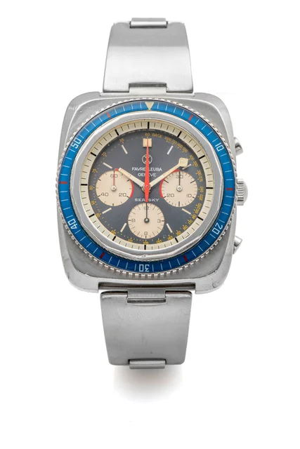 Favre Leuba FAVRE LEUBA, REF. 33043, SEA-SKY, CHRONOGRAPH, VALJOUX 72, STEEL kol saati