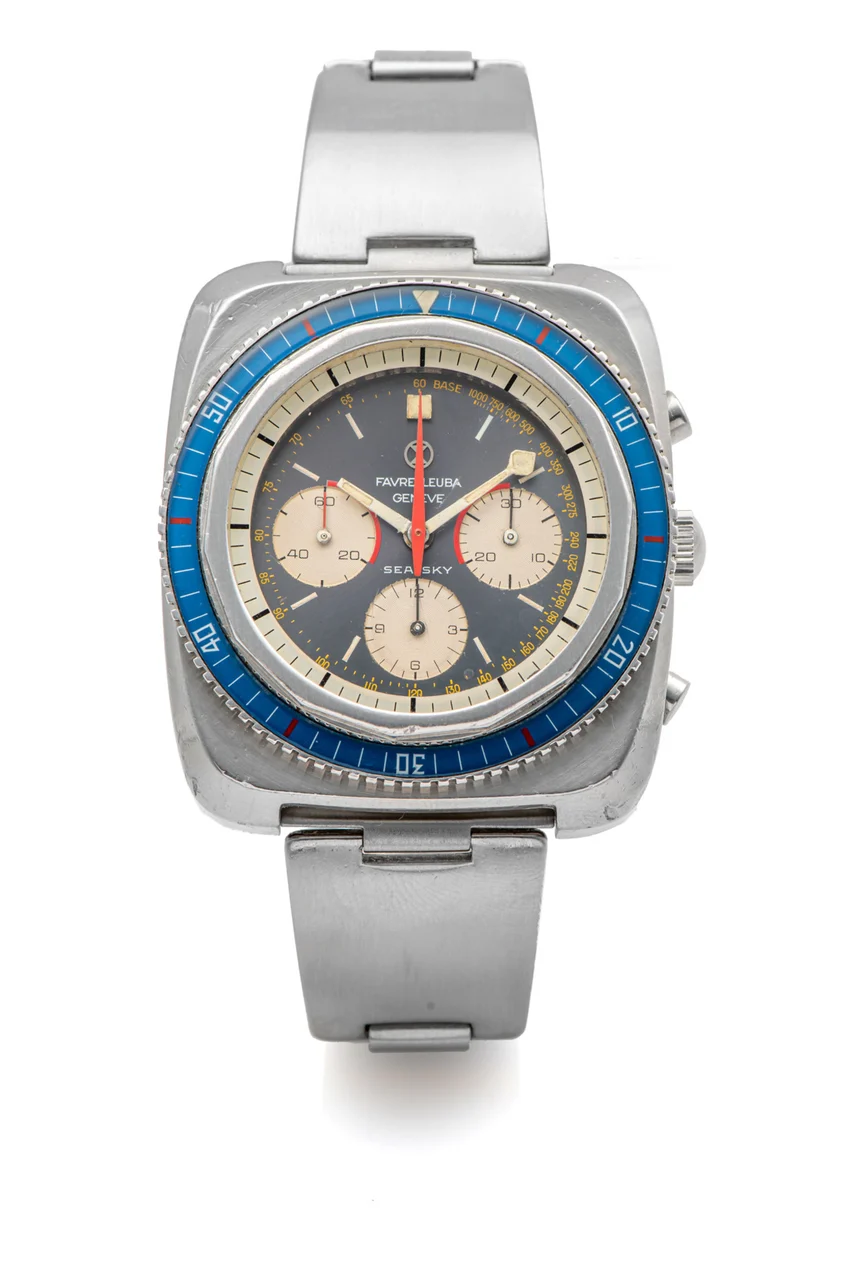 Favre Leuba FAVRE LEUBA, REF. 33043, SEA-SKY, CHRONOGRAPH, VALJOUX 72, STEEL kol saati