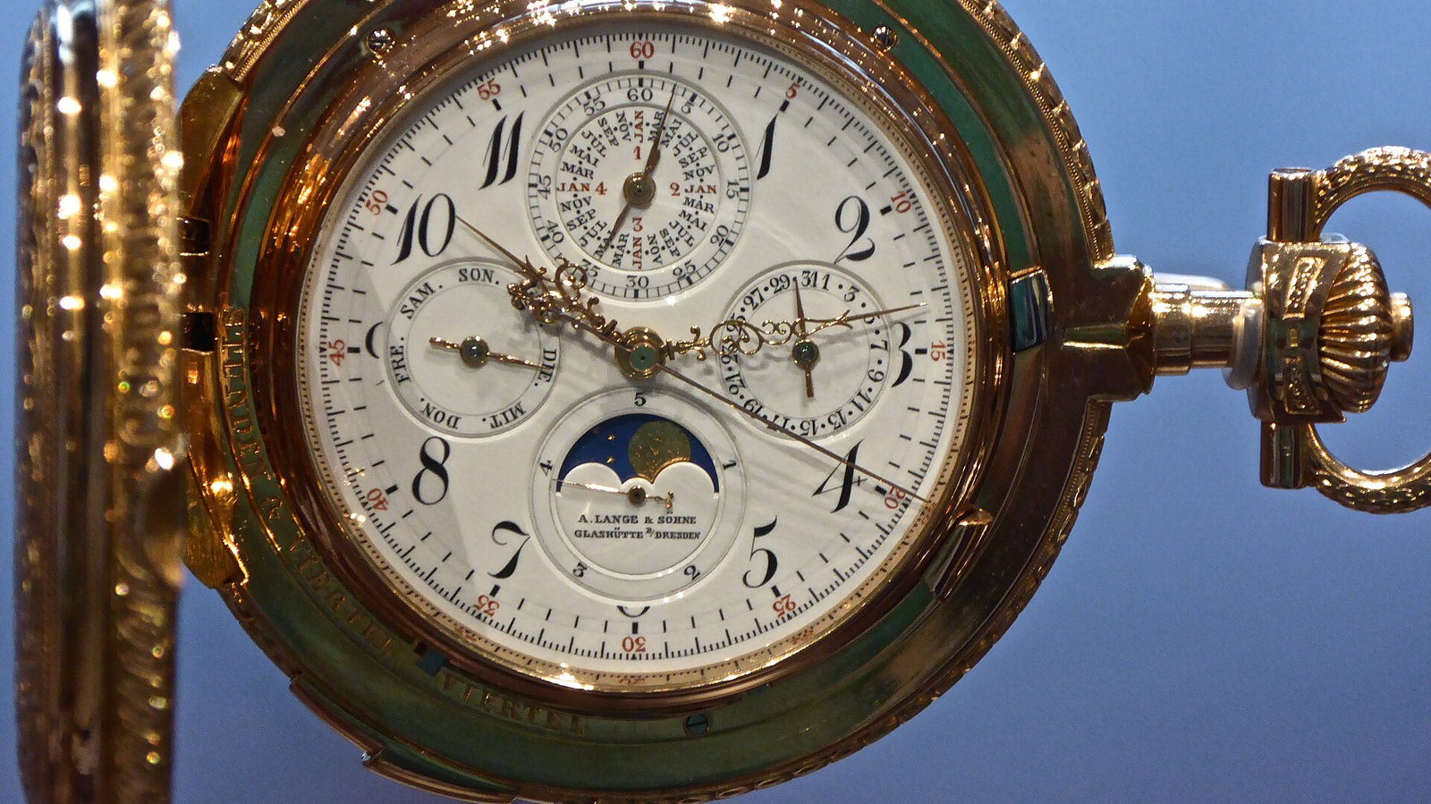 Lange L051.1 — Zeitwerk sayısal okuma görseli